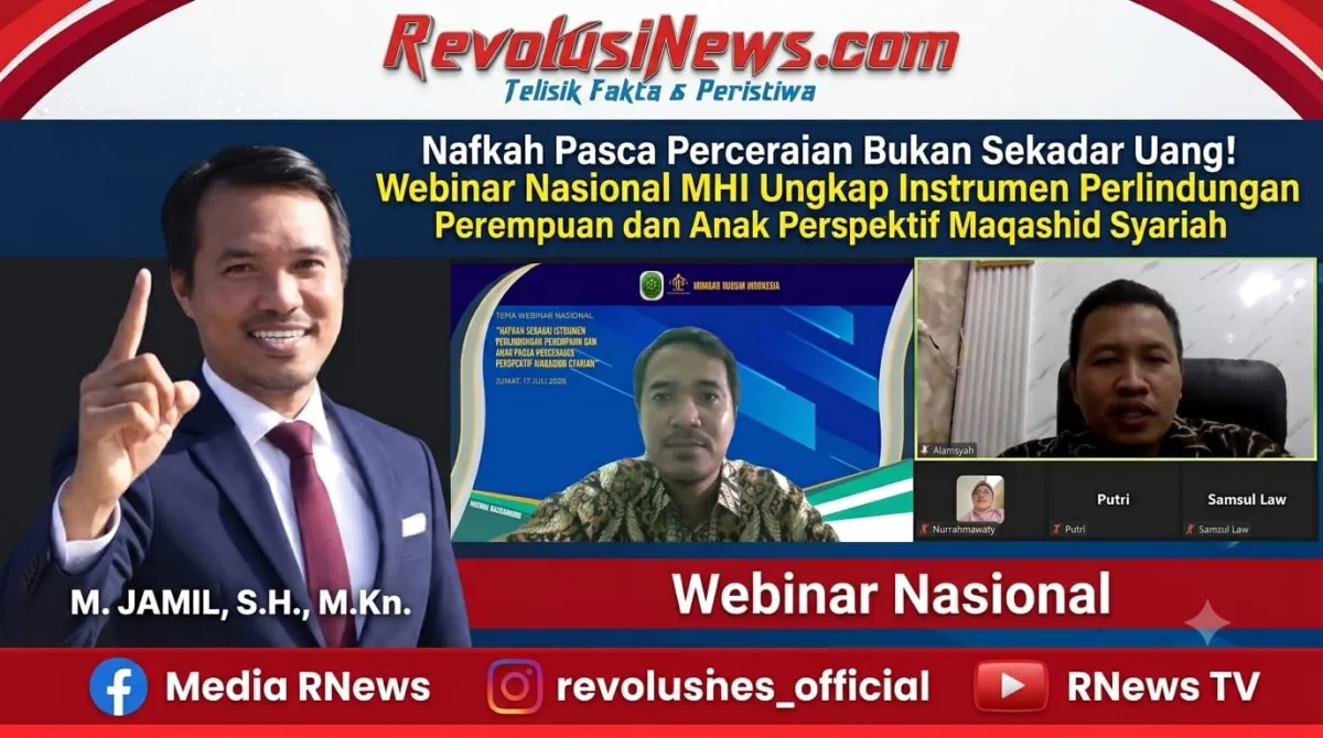 MHI Gelar Webinar tentang Perlindungan Perempuan dan Anak Pasca Perceraian