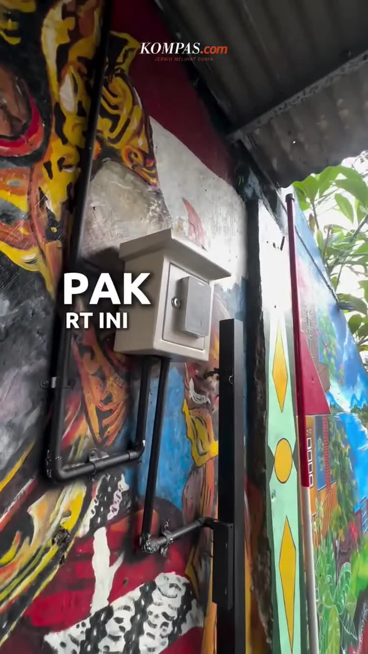 Ketua RT Gandaria Utara Inovasi Gerbang Anti Curanmor dengan Modal Rp 3 Juta