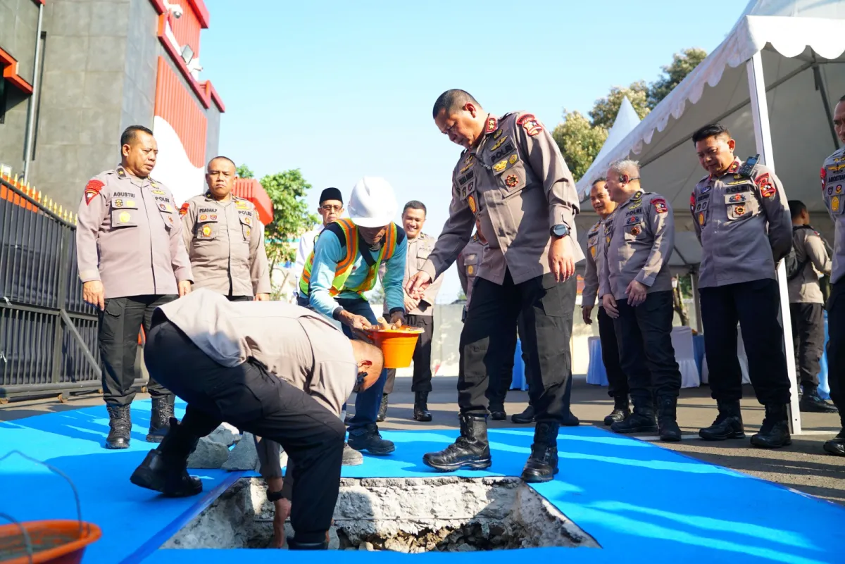 Rekonstruksi Gerbang Utama Mako Korps Brimob Polri Dimulai