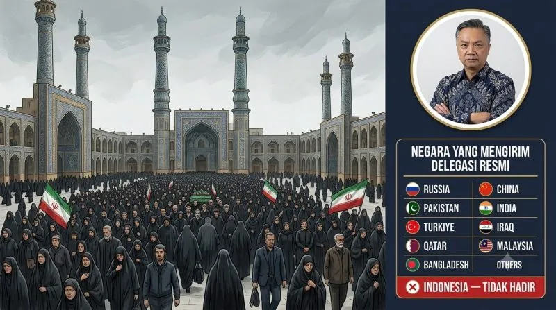 Absennya Indonesia di Pemakaman Khamenei: Pertanyaan Soal Kebijakan Luar Negeri