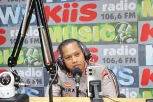 Kapolres Padangsidimpuan Sosialisasikan Call Center 110 dan Tips Keamanan Mudik di Podcast