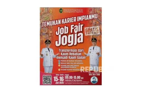 2.000 Lowongan Kerja Dibuka di Job Fair Jogja 2026 untuk Tekan Pengangguran