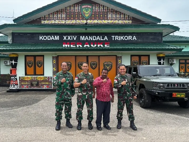 Pangdam XXIV/Mandala Trikora Jalin Sinergi dengan Staf Khusus Menhan RI