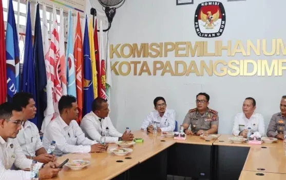 Kapolres dan KPU Padangsidimpuan Perkuat Koordinasi Menjelang Pemilu 2027