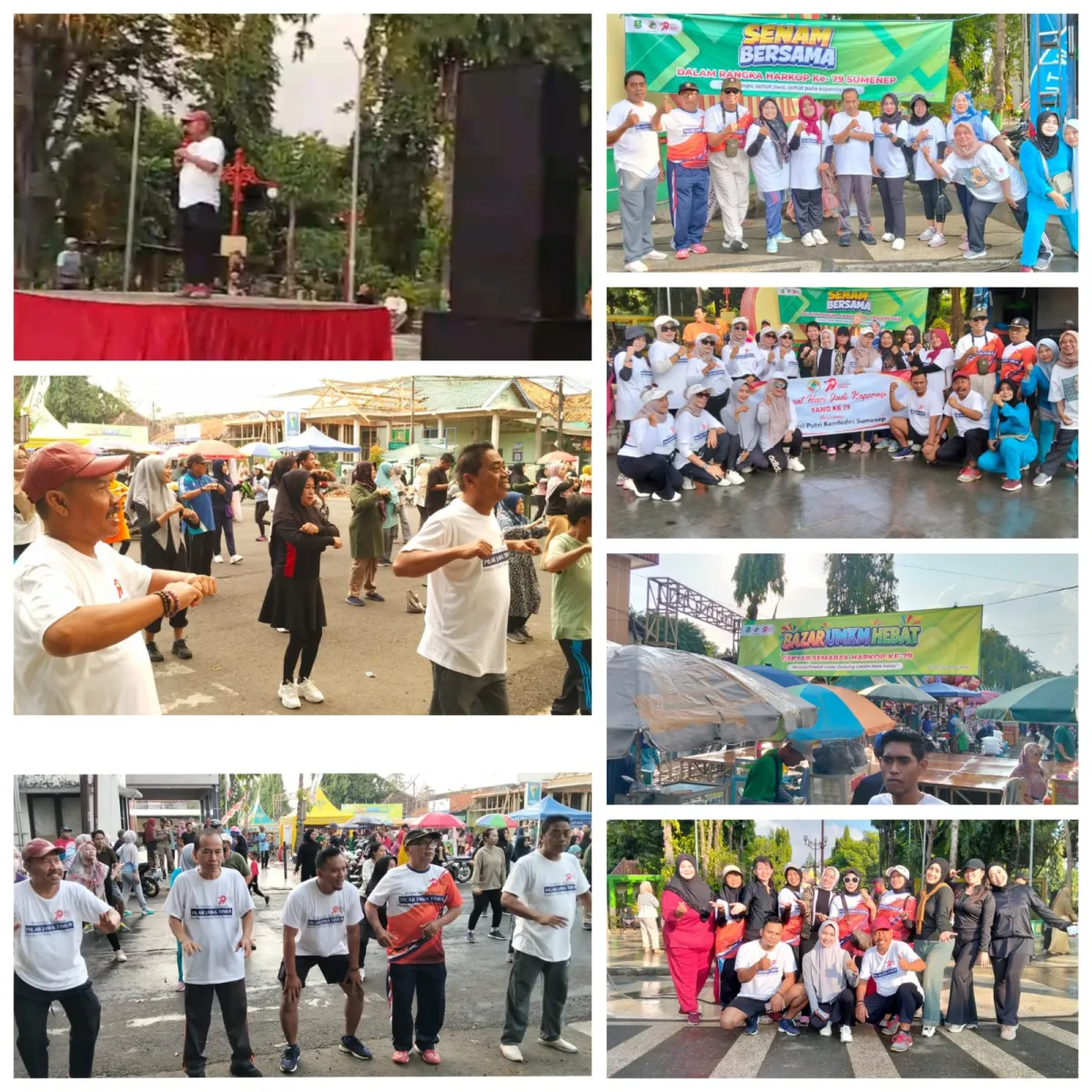 Senam Sehat dan Pasar Murah Meriahkan Harkopnas Ke-79 di Sumenep