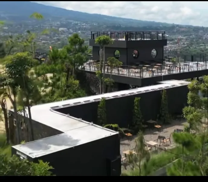 Pelanggaran Perizinan The Daun Cafe di Puncak