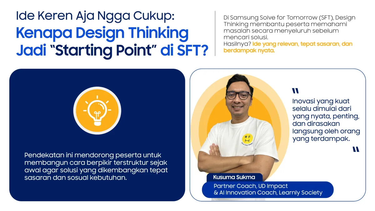 Samsung Solve for Tomorrow 2026 Latih 2.600 Pemuda dengan Pendekatan Design Thinking