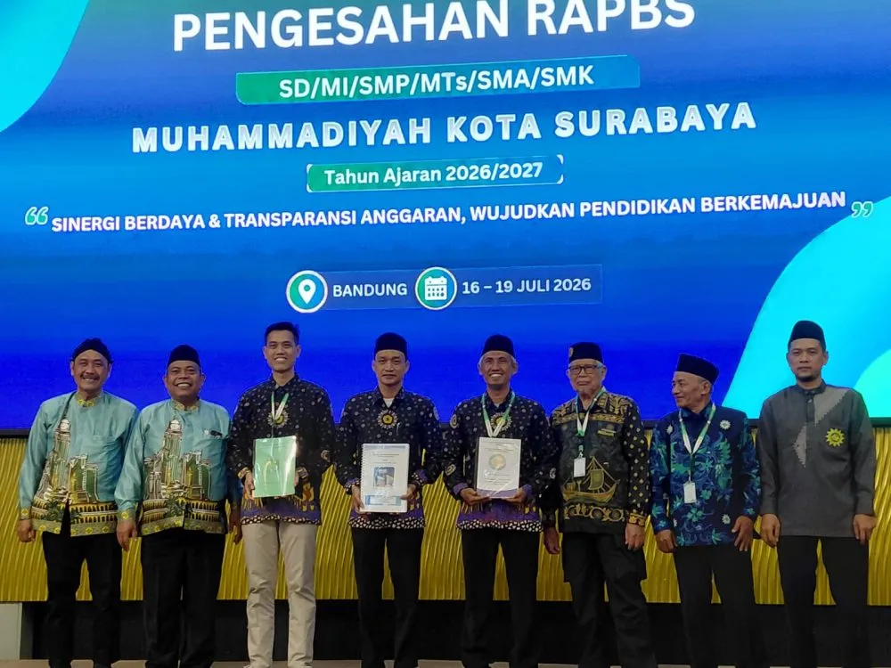 SD Muhammadiyah 21 Surabaya Raih Tiga Penghargaan pada Raker Dikdasmen-PNF PDM Surabaya 2026