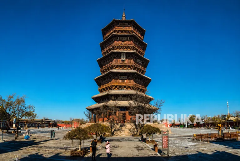 AI Ungkap Rahasia Interior Pagoda Tertua China Berusia 1.000 Tahun