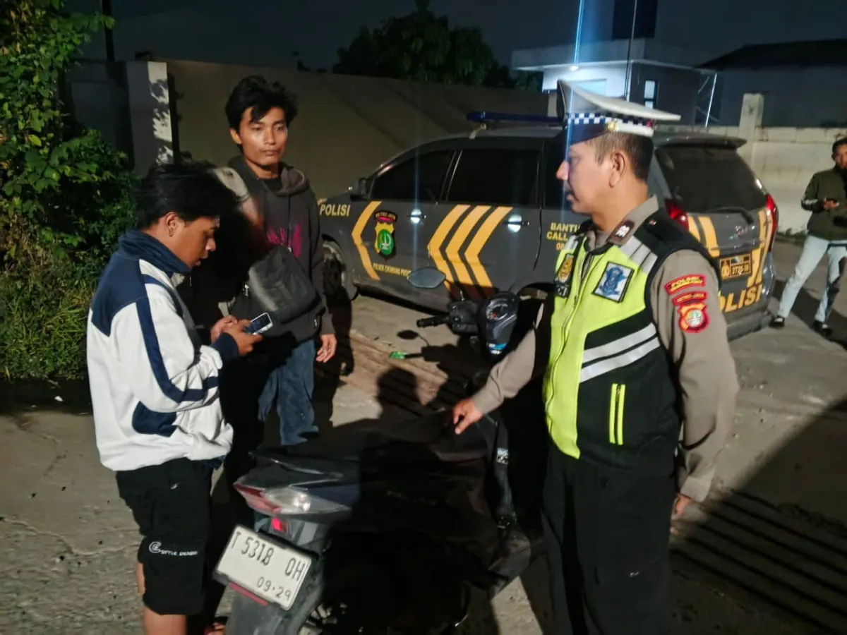 Polsek Cikarang Pusat Gelar Operasi Kejahatan Jalanan untuk Antisipasi Kejahatan