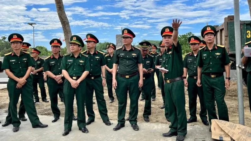 Persiapan Program Pertukaran Persahabatan Pertahanan Perbatasan Vietnam-Laos ke-3 di Nghe An