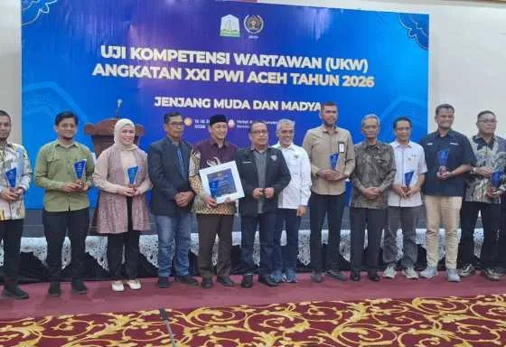 PWI Aceh Gelar Uji Kompetensi Wartawan Angkatan XXI