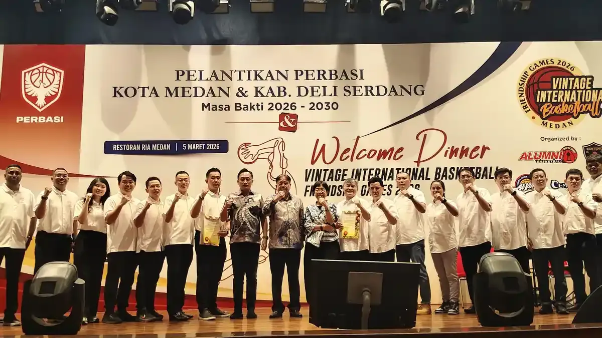 Kurdy Kusmanto Dilantik Sebagai Ketua Perbasi Medan, Siap Majukan Olahraga Basket