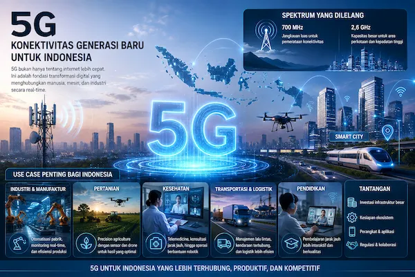 5G di Persimpangan Jalan: Pelajaran untuk Masa Depan Indonesia