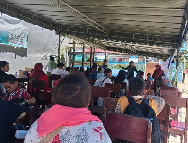 Yayasan Peduli Difabel Nabire Gelar Halal Bihalal dan Baksos untuk Anak Yatim dan Disabilitas