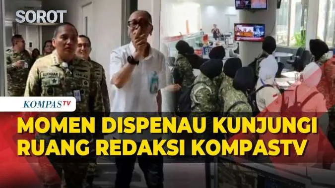 Kunjungan Dinas Penerangan TNI Angkatan Udara ke KompasTV
