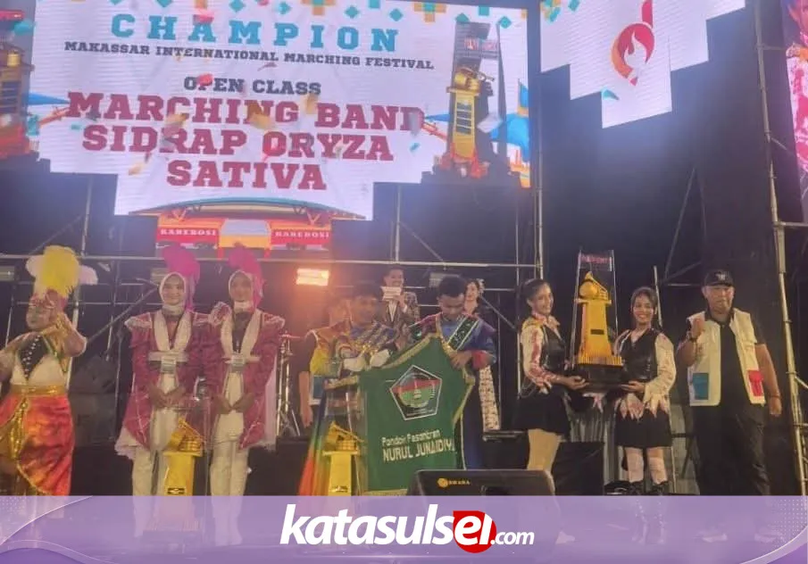 Dua Marching Band Sidrap Raih Juara Umum di MIMFEST 2026