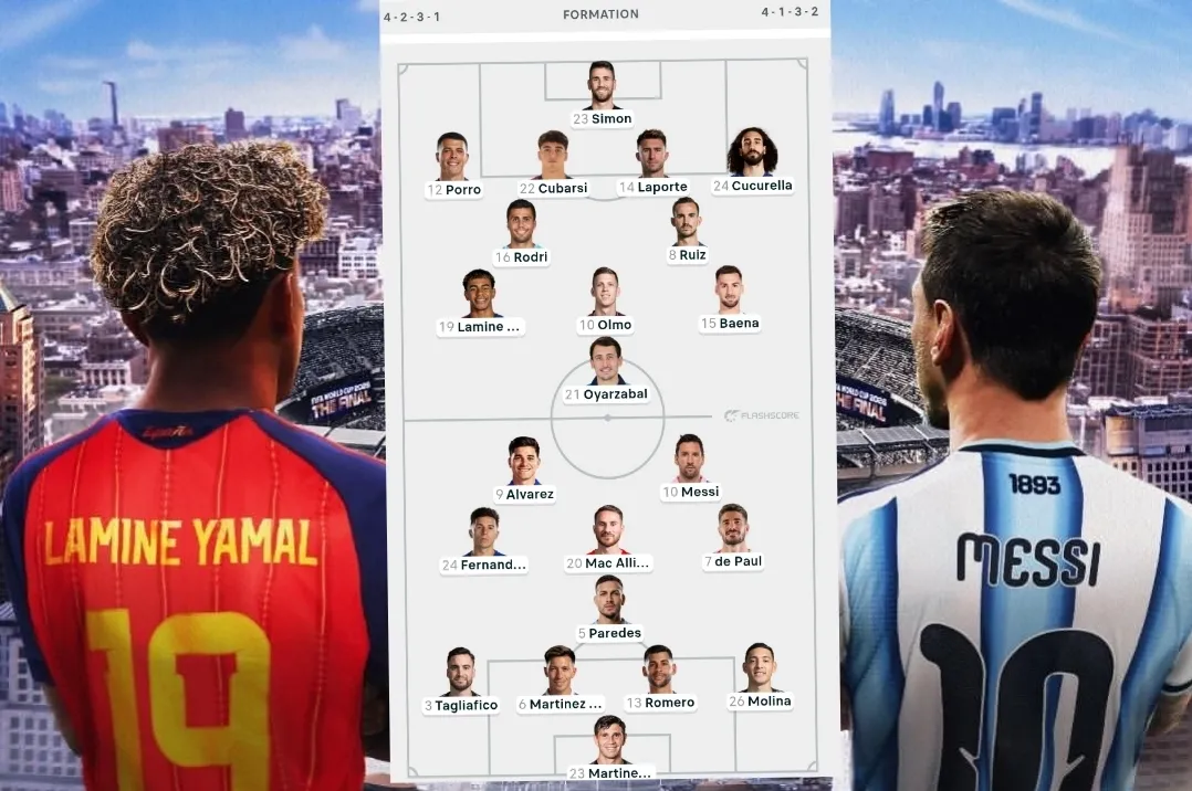 Prediksi Lineup Spanyol vs Argentina di Final Piala Dunia 2026