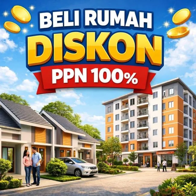 Pemerintah Perpanjang Diskon PPN 100% untuk Pembelian Rumah hingga 2026