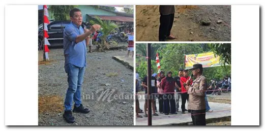 Turnamen Desa Aman Damai Dibuka oleh Edi Bahagia Sinuraya