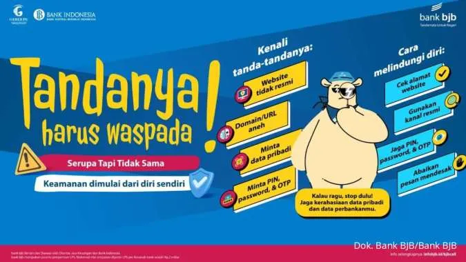 Bank bjb Imbau Nasabah Waspadai Penipuan Digital