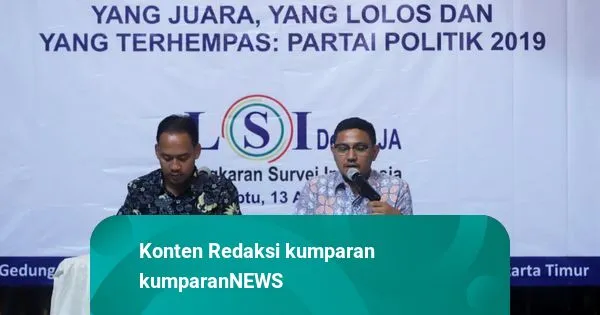 Survei LSI: PDIP dan Gerindra Unggul di Pileg 2019