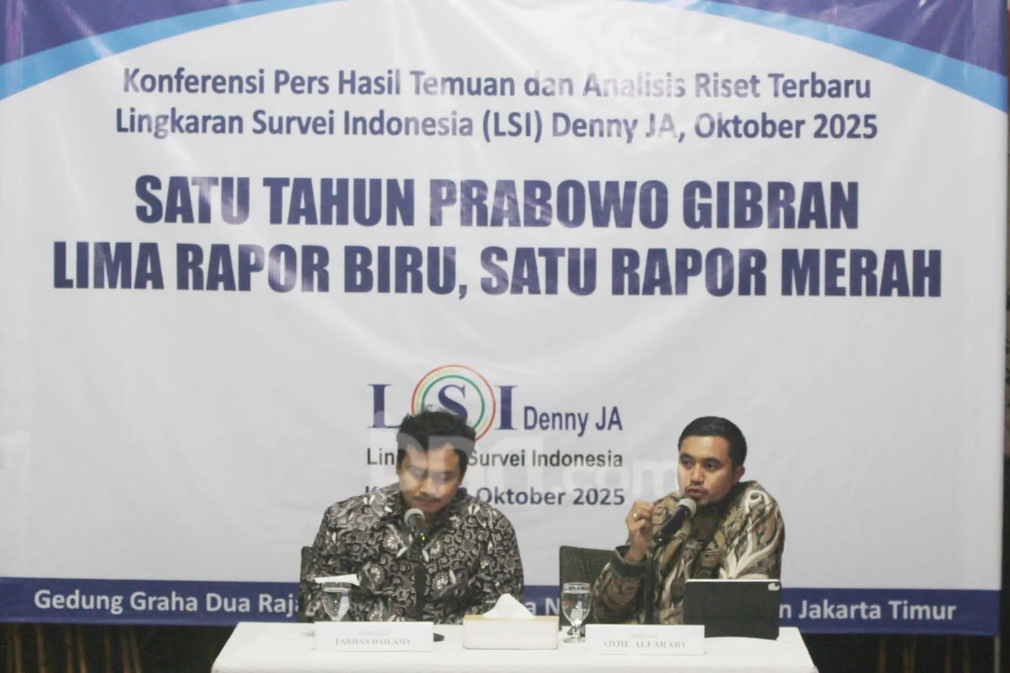Denny JA: Survei Prabowo-Gibran Tunjukkan Fluktuasi